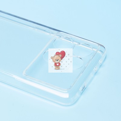 Чехол-накладка для Xiaomi Poco X6 Pro 5G (прозрачный) Activ ASC-101 Puffy 0.9мм