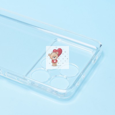 Чехол-накладка для Xiaomi Poco X6 Pro 5G (прозрачный) Activ ASC-101 Puffy 0.9мм