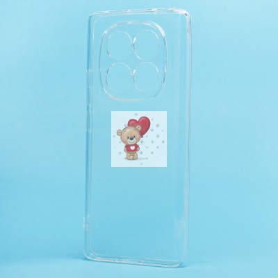 Чехол-накладка для Xiaomi mi Note 14 Pro 4G (прозрачный) Activ ASC-101 Puffy 0.9мм