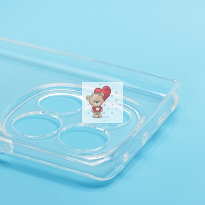 Чехол-накладка для Xiaomi mi Note 14 Pro 4G (прозрачный) Activ ASC-101 Puffy 0.9мм