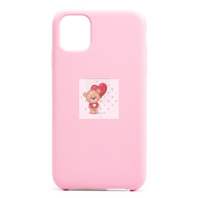 Чехол-накладка для Apple iPhone 11 (светло-розовый) [ORG] Soft Touch