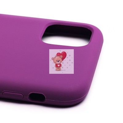 Чехол-накладка для Apple iPhone 11 (фиолетовый) [ORG] Soft Touch