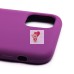 Чехол-накладка для Apple iPhone 11 (фиолетовый) [ORG] Soft Touch