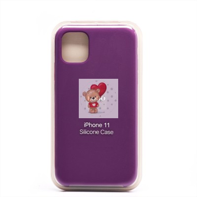 Чехол-накладка для Apple iPhone 11 (фиолетовый) [ORG] Soft Touch
