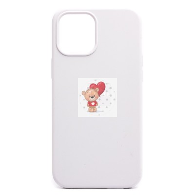 Чехол-накладка для Apple iPhone 12 Pro Max (белый) [ORG] Soft Touch