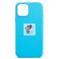 Чехол-накладка для iPhone 12 Pro (светло-голубой) [ORG] Soft Touch