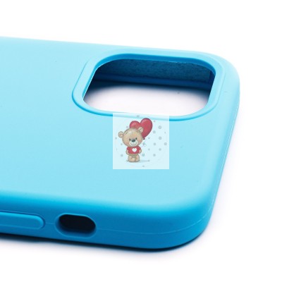 Чехол-накладка для iPhone 12 Pro (светло-голубой) [ORG] Soft Touch