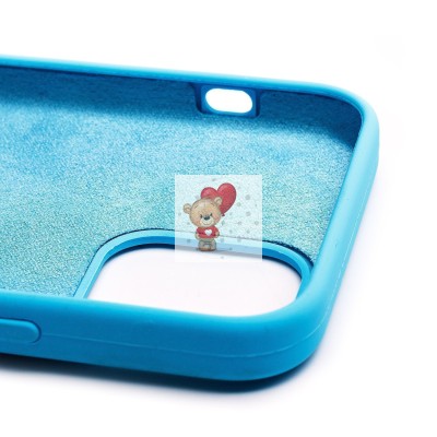 Чехол-накладка для iPhone 12 Pro (светло-голубой) [ORG] Soft Touch