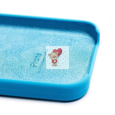 Чехол-накладка для iPhone 12 Pro (светло-голубой) [ORG] Soft Touch