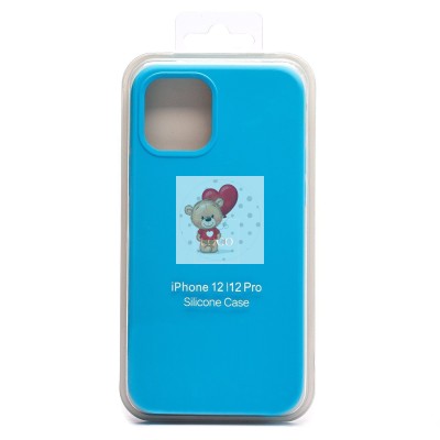 Чехол-накладка для iPhone 12 Pro (светло-голубой) [ORG] Soft Touch