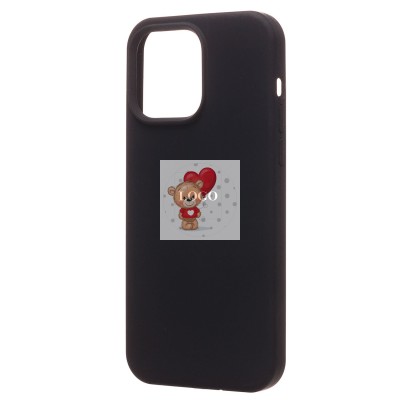 Чехол-накладка для Apple iPhone 14 Pro Max (черный) [ORG] Soft Touch