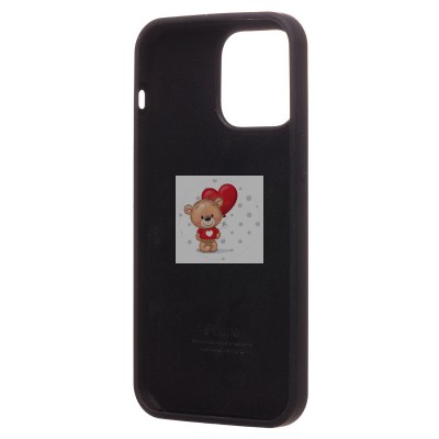 Чехол-накладка для Apple iPhone 14 Pro Max (черный) [ORG] Soft Touch