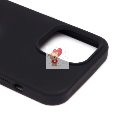 Чехол-накладка для Apple iPhone 14 Pro Max (черный) [ORG] Soft Touch