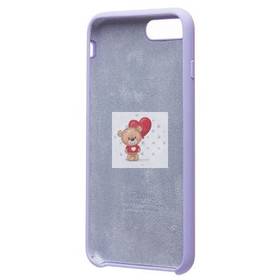 Чехол-накладка для iPhone 8 Plus (пастельно-фиолетовый) [ORG] Soft Touch