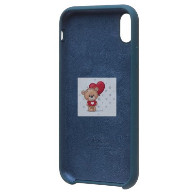 Чехол-накладка для Apple iPhone XR (темно- голубой) [ORG] Soft Touch