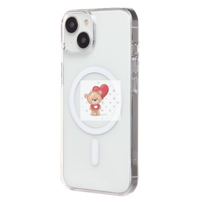 Чехол-накладка для iPhone 13 (прозрачный) ORG PC Clear Case SafeMag