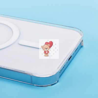Чехол-накладка для iPhone 13 (прозрачный) ORG PC Clear Case SafeMag