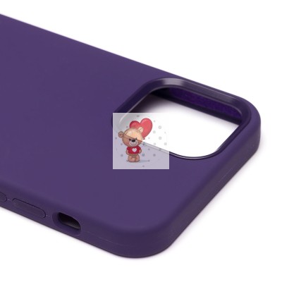 Чехол-накладка для Apple iPhone 12 (аметист) ORG Silicone Case SafeMag с анимацией Чехол-накладка для Apple iPhone 12 (аметист) ORG Silicone Case SafeMag с анимацией