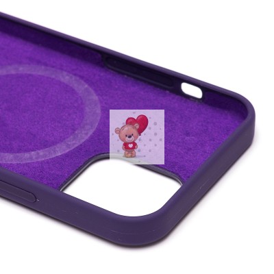 Чехол-накладка для Apple iPhone 12 (аметист) ORG Silicone Case SafeMag с анимацией Чехол-накладка для Apple iPhone 12 (аметист) ORG Silicone Case SafeMag с анимацией