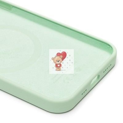Чехол-накладка для Apple iPhone 12/iPhone 12 Pro (фисташковый) ORG Silicone Case SafeMag с анимацией Чехол-накладка для Apple iPhone 12/iPhone 12 Pro (фисташковый) ORG Silicone Case SafeMag с анимацией