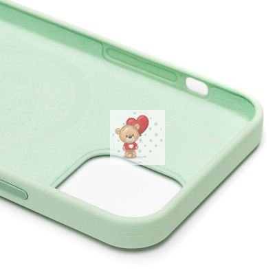 Чехол-накладка для Apple iPhone 12/iPhone 12 Pro (фисташковый) ORG Silicone Case SafeMag с анимацией Чехол-накладка для Apple iPhone 12/iPhone 12 Pro (фисташковый) ORG Silicone Case SafeMag с анимацией