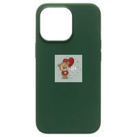 Чехол-накладка для Apple iPhone 13 Pro Max (клевер) ORG Silicone Case SafeMag с анимацией