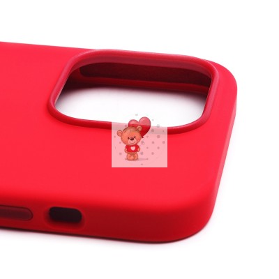 Чехол-накладка для Apple iPhone 14 Pro Max (красный) ORG Silicone Case SafeMag с анимацией Чехол-накладка для Apple iPhone 14 Pro Max (красный) ORG Silicone Case SafeMag с анимацией