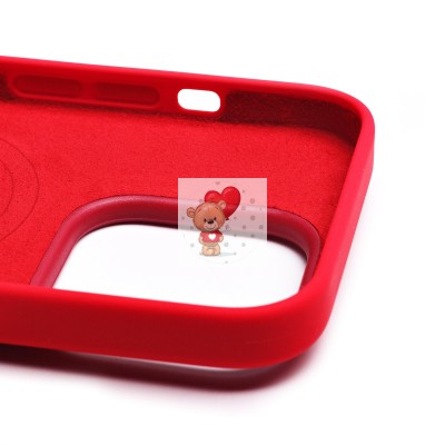 Чехол-накладка для Apple iPhone 14 Pro Max (красный) ORG Silicone Case SafeMag с анимацией Чехол-накладка для Apple iPhone 14 Pro Max (красный) ORG Silicone Case SafeMag с анимацией