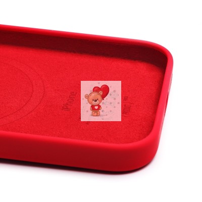 Чехол-накладка для Apple iPhone 14 Pro Max (красный) ORG Silicone Case SafeMag с анимацией Чехол-накладка для Apple iPhone 14 Pro Max (красный) ORG Silicone Case SafeMag с анимацией