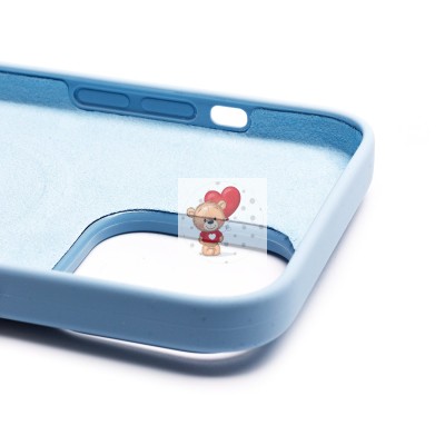 Чехол-накладка для Apple iPhone 14 Pro Max (небесно-голубой) ORG Silicone Case SafeMag с анимацией Чехол-накладка для Apple iPhone 14 Pro Max (небесно-голубой) ORG Silicone Case SafeMag с анимацией
