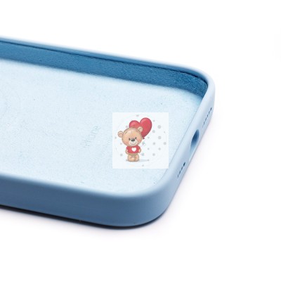 Чехол-накладка для Apple iPhone 14 Pro Max (небесно-голубой) ORG Silicone Case SafeMag с анимацией Чехол-накладка для Apple iPhone 14 Pro Max (небесно-голубой) ORG Silicone Case SafeMag с анимацией