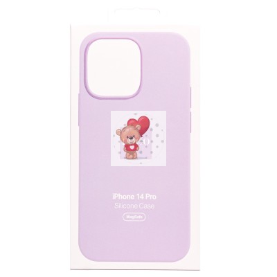 Чехол-накладка для Apple iPhone 14 Pro (лиловый) ORG Silicone Case SafeMag с анимацией Чехол-накладка для Apple iPhone 14 Pro (лиловый) ORG Silicone Case SafeMag с анимацией