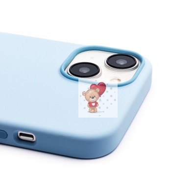 Чехол-накладка для Apple iPhone 14 (небесно-голубой) ORG Silicone Case SafeMag с анимацией Чехол-накладка для Apple iPhone 14 (небесно-голубой) ORG Silicone Case SafeMag с анимацией