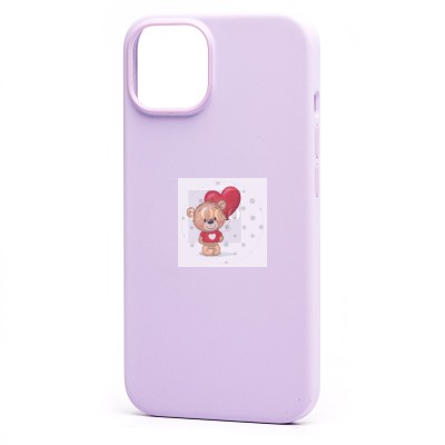 Чехол-накладка для Apple iPhone 14 (лиловый) ORG Silicone Case SafeMag с анимацией Чехол-накладка для Apple iPhone 14 (лиловый) ORG Silicone Case SafeMag с анимацией