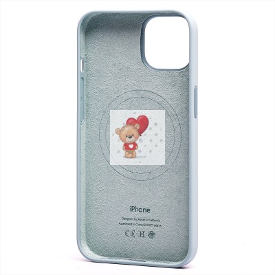 Чехол-накладка для Apple iPhone 14 (нежный кактус) ORG Silicone Case SafeMag с анимацией