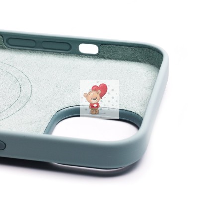 Чехол-накладка для Apple iPhone 14 (нежный кактус) ORG Silicone Case SafeMag с анимацией