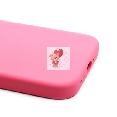 Чехол-накладка для Apple iPhone 15 Pro Max (розовый) ORG Silicone Case SafeMag с анимацией