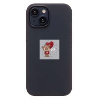 Чехол-накладка для Apple iPhone 15 (черный) ORG Silicone Case SafeMag с анимацией Чехол-накладка для Apple iPhone 15 (черный) ORG Silicone Case SafeMag с анимацией
