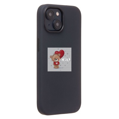 Чехол-накладка для Apple iPhone 15 (черный) ORG Silicone Case SafeMag с анимацией Чехол-накладка для Apple iPhone 15 (черный) ORG Silicone Case SafeMag с анимацией