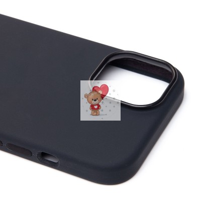 Чехол-накладка для Apple iPhone 15 (черный) ORG Silicone Case SafeMag с анимацией Чехол-накладка для Apple iPhone 15 (черный) ORG Silicone Case SafeMag с анимацией