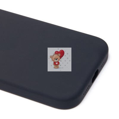 Чехол-накладка для Apple iPhone 15 (черный) ORG Silicone Case SafeMag с анимацией Чехол-накладка для Apple iPhone 15 (черный) ORG Silicone Case SafeMag с анимацией