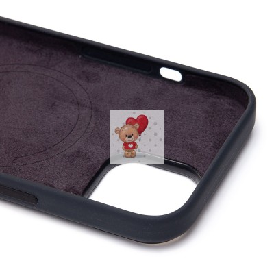 Чехол-накладка для Apple iPhone 15 (черный) ORG Silicone Case SafeMag с анимацией Чехол-накладка для Apple iPhone 15 (черный) ORG Silicone Case SafeMag с анимацией