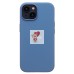 Чехол-накладка для Apple iPhone 15 (морозно-голубой) ORG Silicone Case SafeMag с анимацией