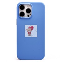 Чехол-накладка для Apple iPhone 16 Pro Max (фиолетово-голубой) ORG Silicone Case SafeMag с анимацией