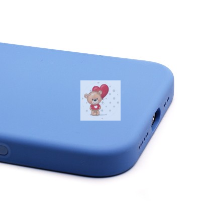 Чехол-накладка для Apple iPhone 16 Pro Max (фиолетово-голубой) ORG Silicone Case SafeMag с анимацией