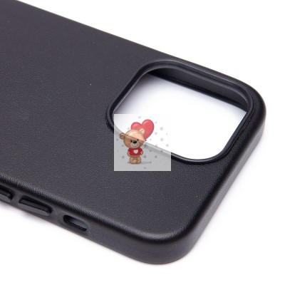 Чехол-накладка для Apple iPhone 13 Pro (черный) ORG SM002 экокожа SafeMag