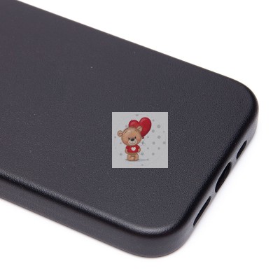 Чехол-накладка для Apple iPhone 13 Pro (черный) ORG SM002 экокожа SafeMag