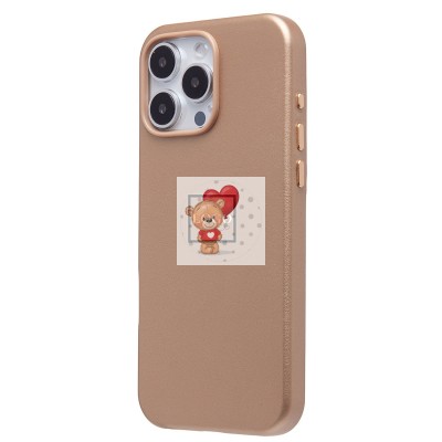 Чехол-накладка для Apple iPhone 16 Pro Max (золото пустыни) ORG SM002 экокожа SafeMag