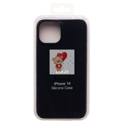 Чехол-накладка для iPhone 14 (черный) ORG Soft Touch