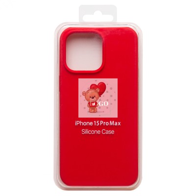 Чехол-накладка для Apple iPhone 15 Pro Max (красный) ORG Soft Touch